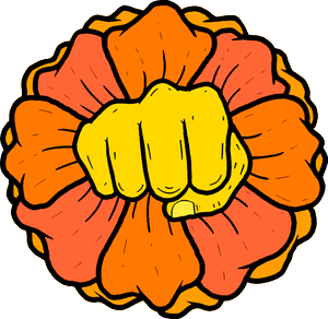 Flower Fist Art Market Logo
